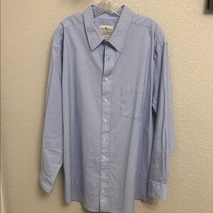 Gant Men's Light Blue Checkered Casual Shirt